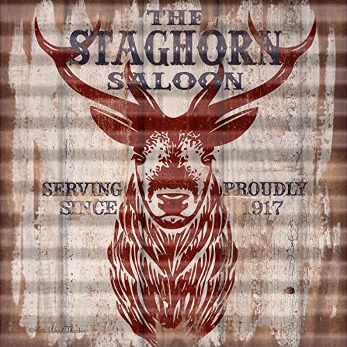 Great Finds The Staghorn Saloon, 9.25-inch Height