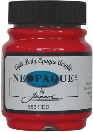Jacquard Products Lumiere & Neopaque Acrylic Colors Textile Paint, 2.25-Ounce, Red, 2 Fl Oz
