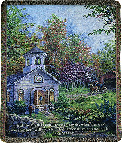 Manual Tapestry Throw, Nicky Boehme Worship In the Country, 50 x 60-Inch