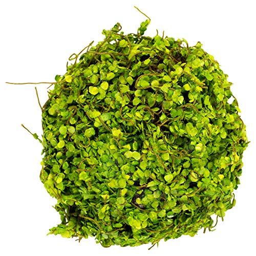 Melrose International Moss Orb Natural Green 7 x 7 Polyester and Foam Decorative Hanging Ornament