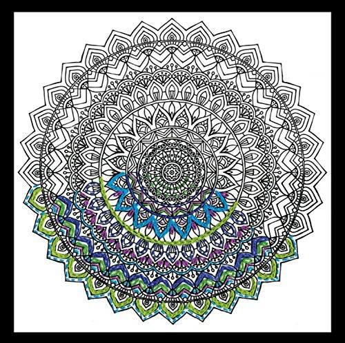 Design Works Crafts Tobin Zenbroidery Stamped Embroidery 10"X10"-Mandala