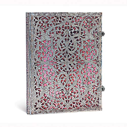 Paperblanks Silver Filigree Blush Pink Notebook Lined Pages Writing Journal Blank Sketch Book (Silver Filigree Collection)