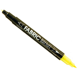 UCHIDA 122-S-F5 Ball and Brush Open Stock Fabric Marker, Fluorescent Yellow