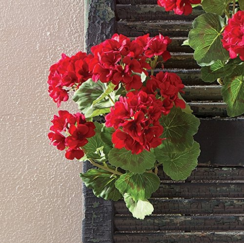 RAZ Imports Raz 18" Red Geranium Pick F3702142