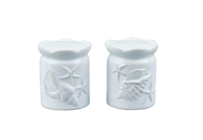 Blue Sky Clayworks 20772 Laguna Coastal Salt and Pepper Shaker, Set of 2, Blue