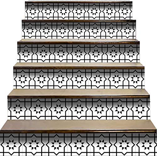 Mi Alma Peel and Stick Tile Backsplash Stair Riser Decals Tile Decals Mexican Talavera Home Decor Staircase Decal Tile Stickers Decals 7&