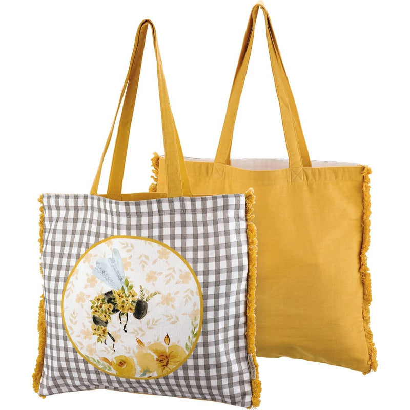 Primitives by Kathy 112039 Bee Tote Bag, Multicolor