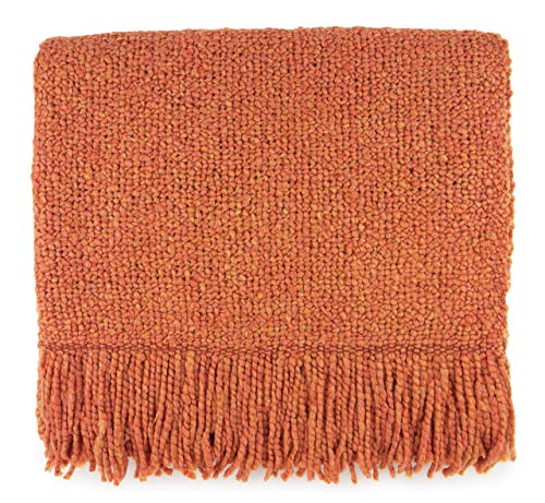 Bedford Cottage Campbell Throw Blanket, Pumpkin Spice (311-063)