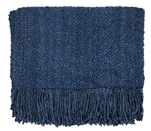 Bedford Cottage Campbell Throw Blanket, Bristol Blue, 40 x 70 inches