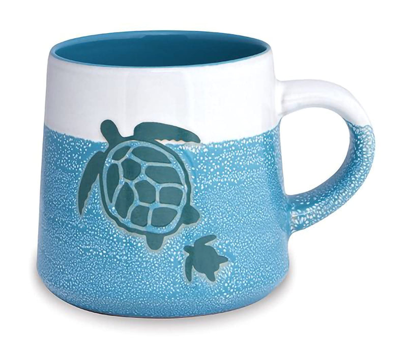 Cape Shore Artisan Coffee Tea Mug Cup, Turtle, Gifts for Birthday Christmas, 16 Oz