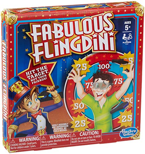 Hasbro Gaming Store Fabulous Flingdini Family Game with Targets