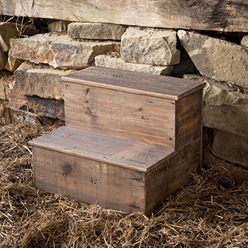 Park Hill Collection EFS81462 Lap Dog's Stair Steps, 17-inch Length, Fir Wood