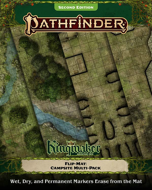 Paizo Pathfinder Flip-Mat: Kingmaker Adventure Path - Campsite Multi-Pack