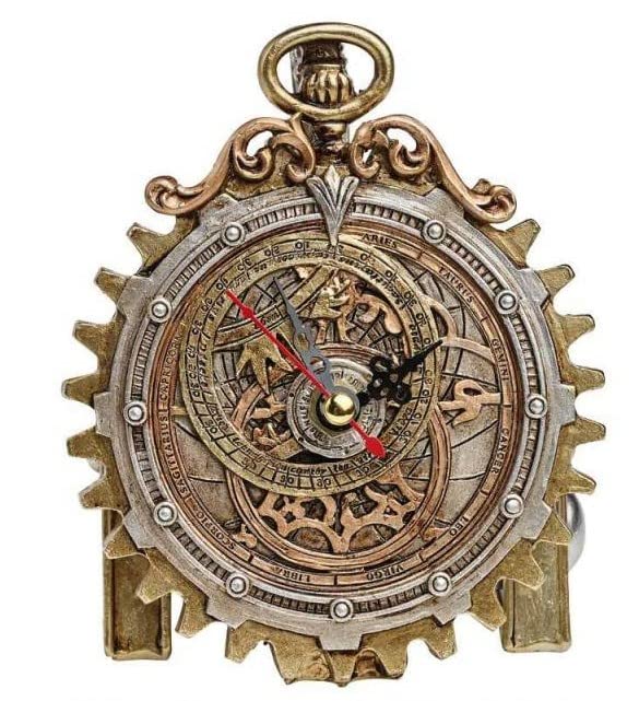 Pacific Trading Alchemy Anguistralobe Clock Resin Desk/Table Clock Figurine