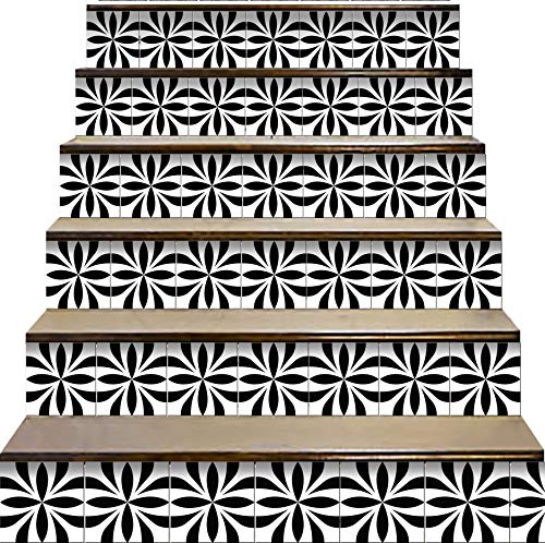 Mi Alma Peel and Stick Tile Backsplash Stair Riser Decals DIY Tile Decals Mexican Talavera Home Decor Staircase Decal Tile Stickers Decals 7&