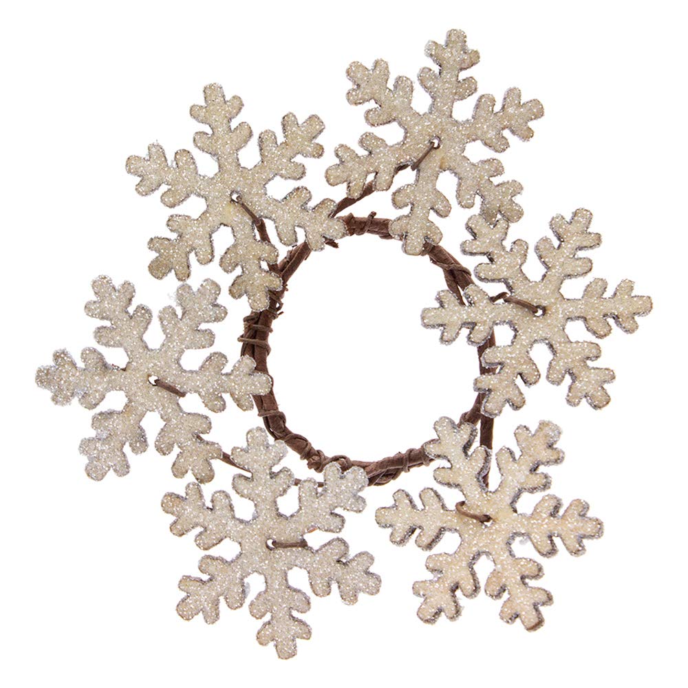 Wing Tai Trading Snowflake C Ring, Green