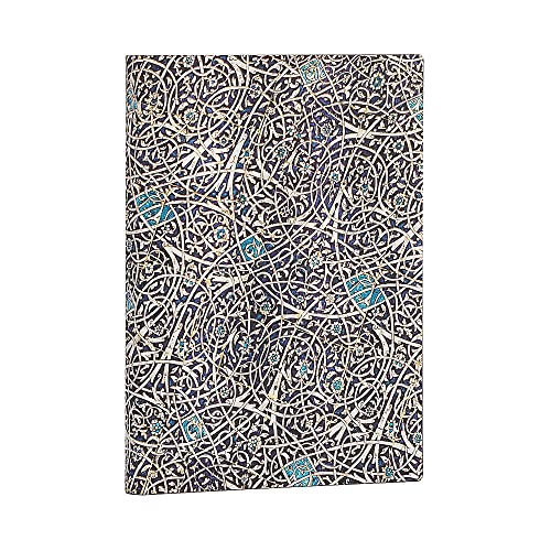 Paperblanks | Granada Turquoise | Moorish Mosaic | Softcover Flexi | Midi | Unlined | 176 Pg | 100 GSM