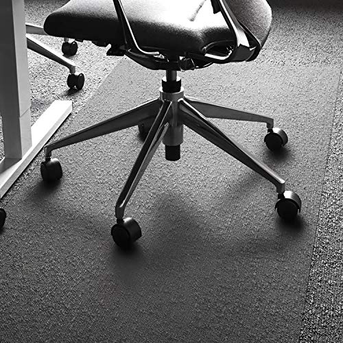 Floortex Polycarbonate XXL General Office Mat for All Pile Carpets, 60" x 60", Square, Clear (FR1115015023ER)