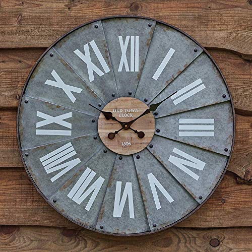 CTW Home Collection 530418 Roman Numeral Windmill Wall Clock, 29-inch Diameter