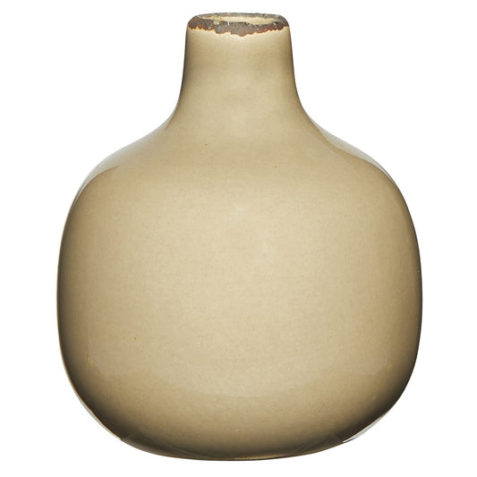 47th & Main Rustic Ceramic Bud Vase, Small, Brown