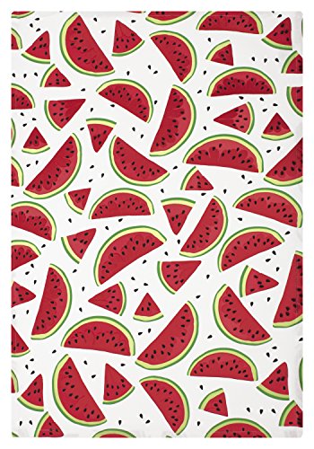 Cussing Cups Kitchen MUkitchen Designer Print Towel Set, Watermelon