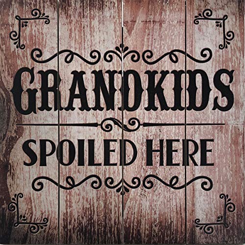 Spoontiques Grandkids Wood Sign, Aged