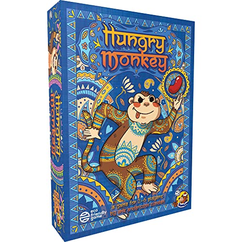 HeidelBÄR Games Hungry Monkey - Card Game ‚Äì The Smart & Easy Family Card Game Right Out of The Jungle - for 2 to 6 Players, Age 8+, 15 Min