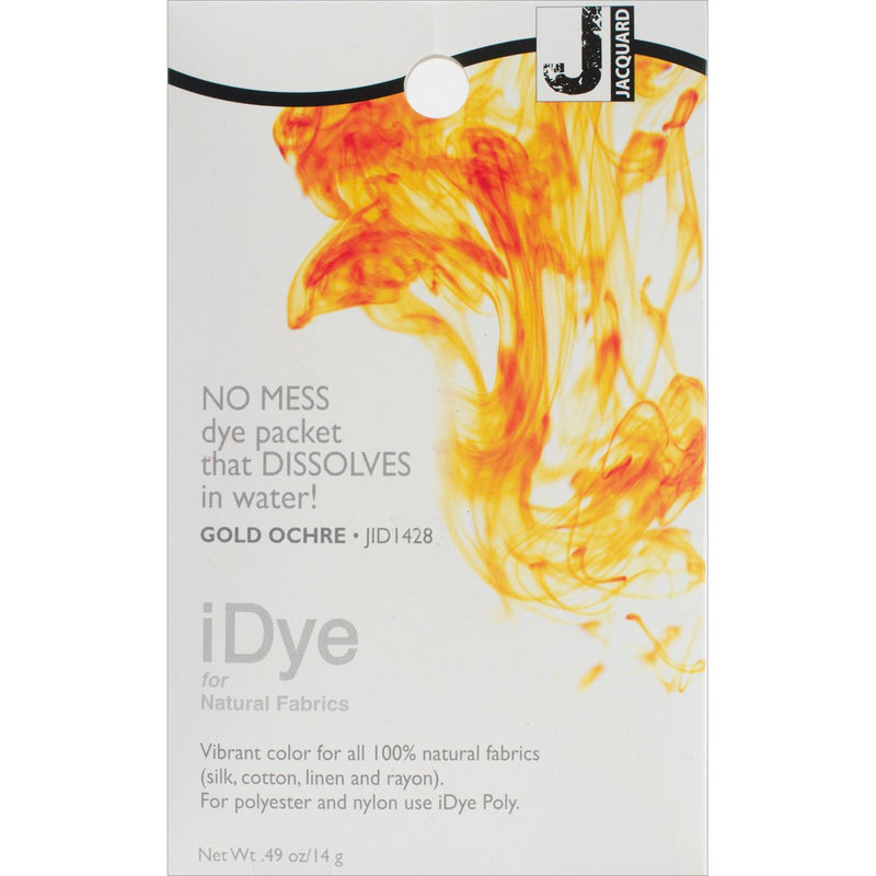Jacquard 100% Natural, Gold Ochre iDye Fabric Dye, One Size
