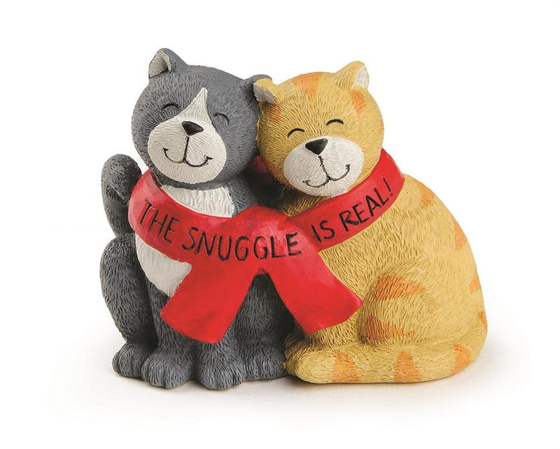 Blossom Bucket 228-13528 Snuggling Cats Figurine, 3.5-inch Length