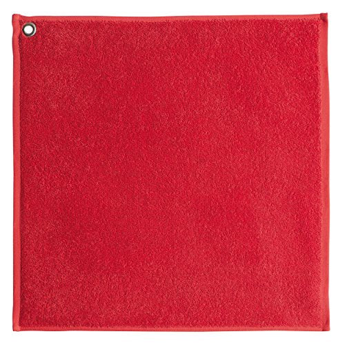 Coucke Terry Square Plain Cotton Garance 50 x 50 cm