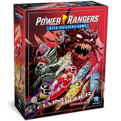 Renegade Game Studios Store Power Rangers Deck-Building Game: Flying Higher Expansion - New Ways to Play and Win, New Playable Characters, Renegade Game Studios, Ages 14+, 1-4 Players, 30-70 Min Playing Time