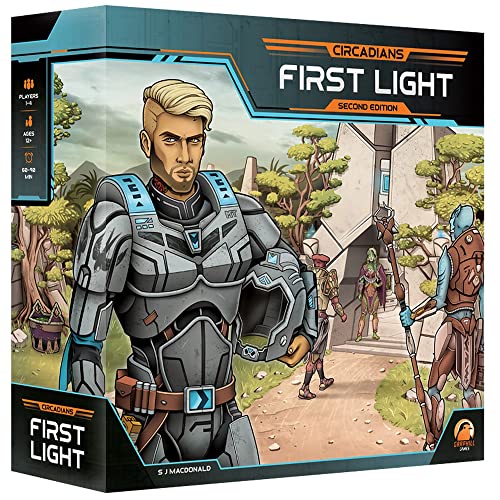 Renegade Game Studios Store Circadians: First Light Second Edition - Strategy Boardgame, Ages 14+, 1-4 Players, 60-90 Min