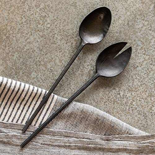 Park Hill Collection EAW06199 Salad Server, Set of 2, 11-inch Height, Iron