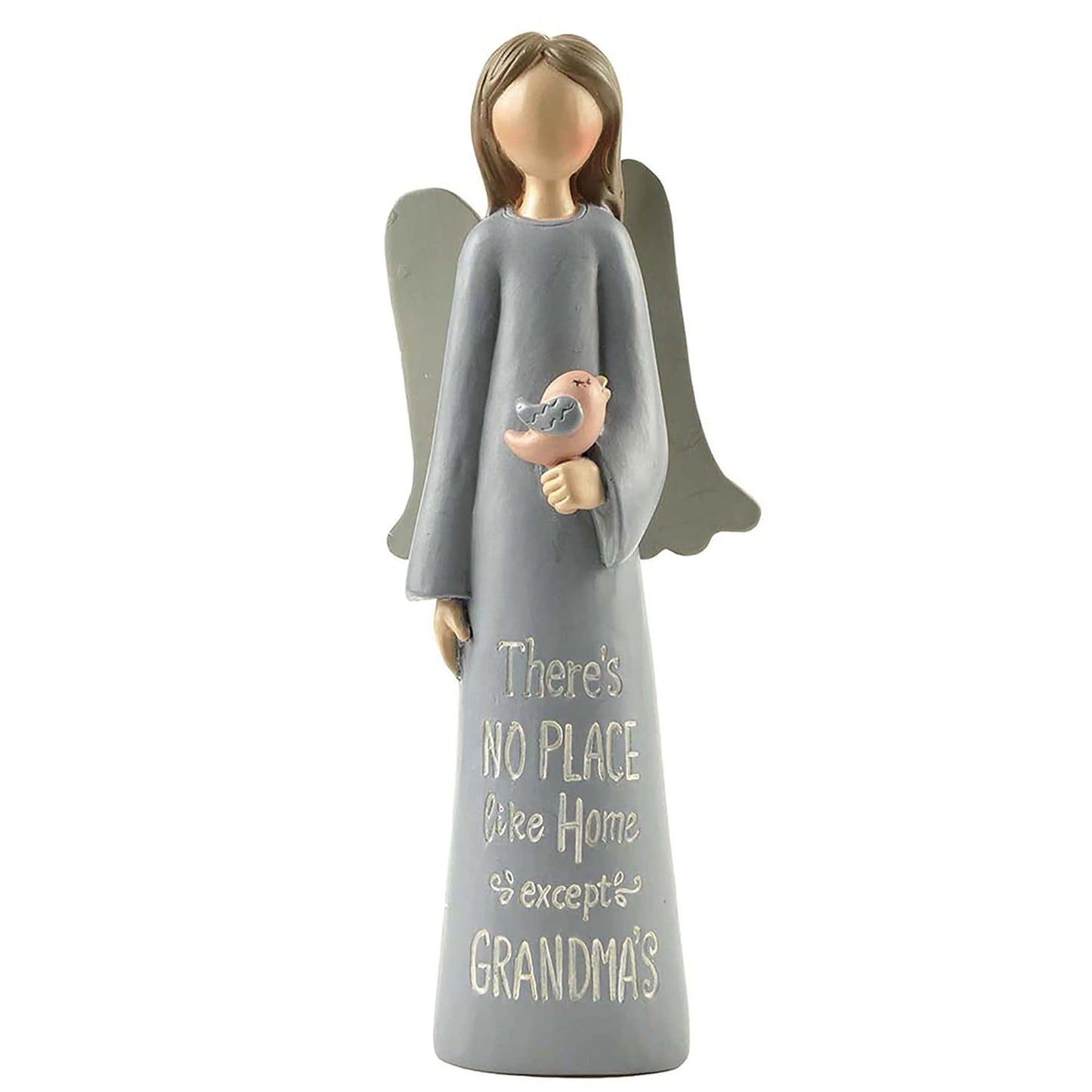 Blossom Bucket Grandma' Angel W/Bird Home d√©cor