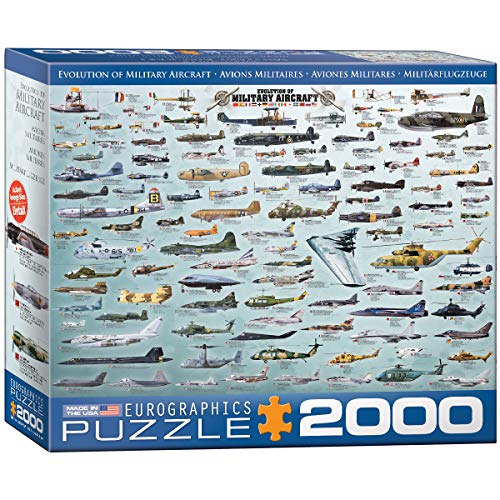 EuroGraphics Evolution of Military Aircraft Puzzle (2000-Piece) (8220-0578)