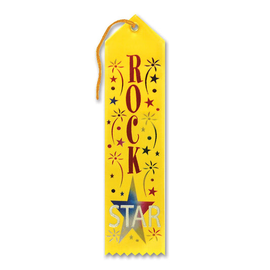 Beistle Rock Star Award Ribbon