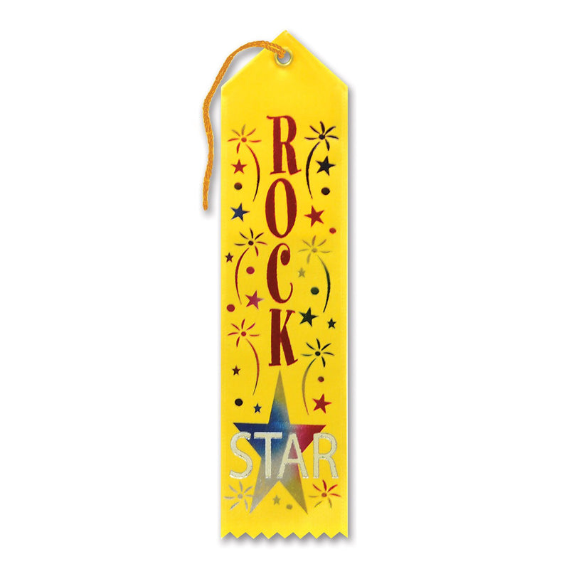 Beistle Rock Star Award Ribbon