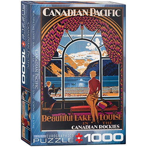EuroGraphics CP Rail Beautiful Lake Louise 1000 Piece Puzzle (6000-0323)
