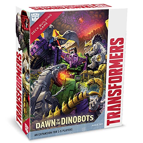 ACD Renegade Game Studios Transformers Deck-Building Game: Dawn of The Dinobots Expansion - Ages 14+, 1-5 Players, 45-90 Mins