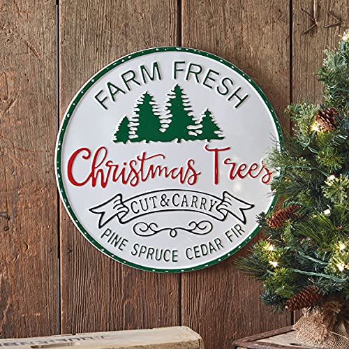 CTW Collection 770511 Cut and Carry Christmas Trees Wall Sign