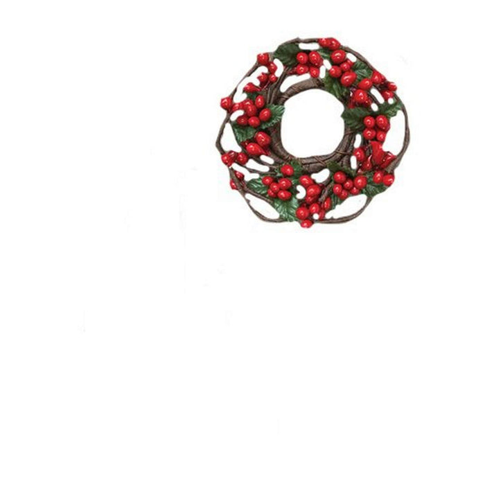 CWI Gifts Pip Twig Wreath Rings - 1 inch - Wreath Decor for Front Door and Candle Decorating - Red