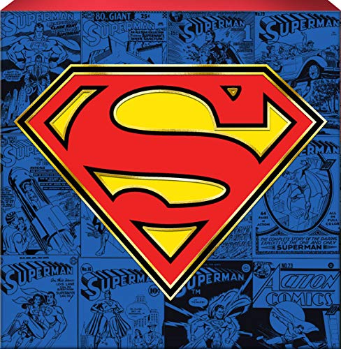 Spoontiques Superman Box Sign, Blue