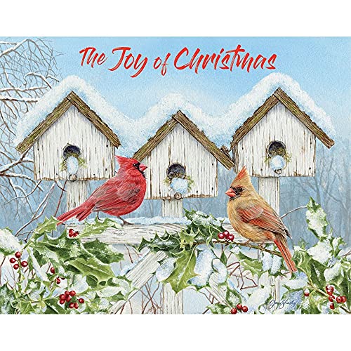 LANG Cardinal Birdhouse Boxed Christmas Cards (1004879)