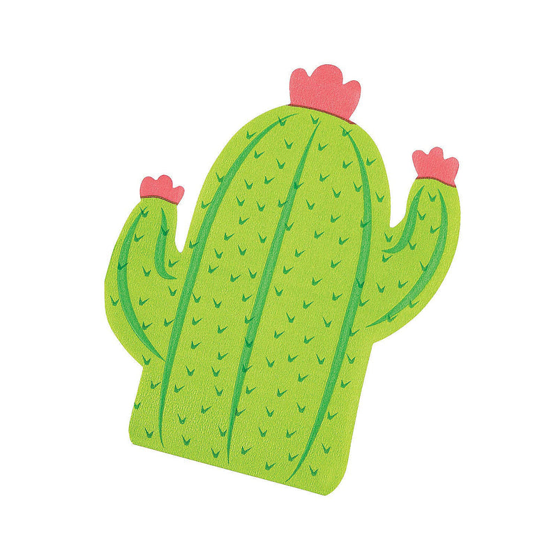 Cactus Shaped Napkin - Party Supplies - 16 Pieces