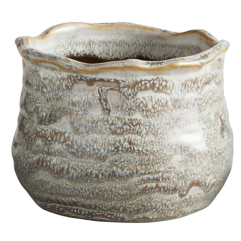 47th & Main Ceramic Decorative Pot, 3.75" Tall, Clary Sage
