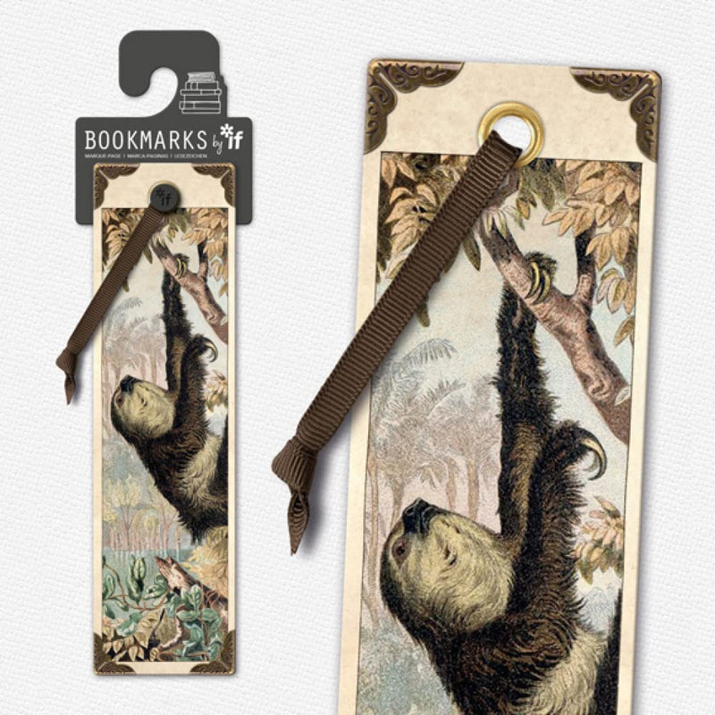 Vintage Bookmarks - Sloth
