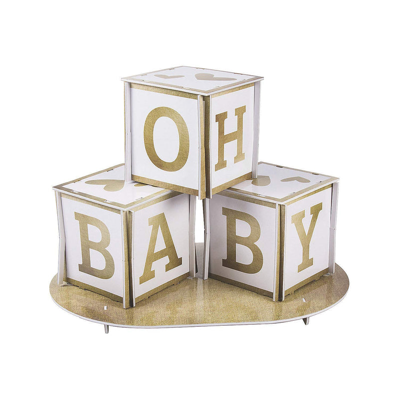 BABY BLOCKS TREAT STAND - Party Supplies - 1 Piece