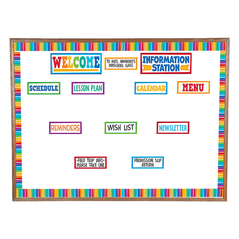 Preschool Welcome Bulletin Board Set