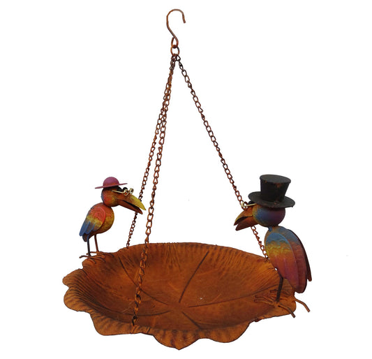 Continental Art Center Inc. CAC172481 Hanging Brid Feeder, Brown