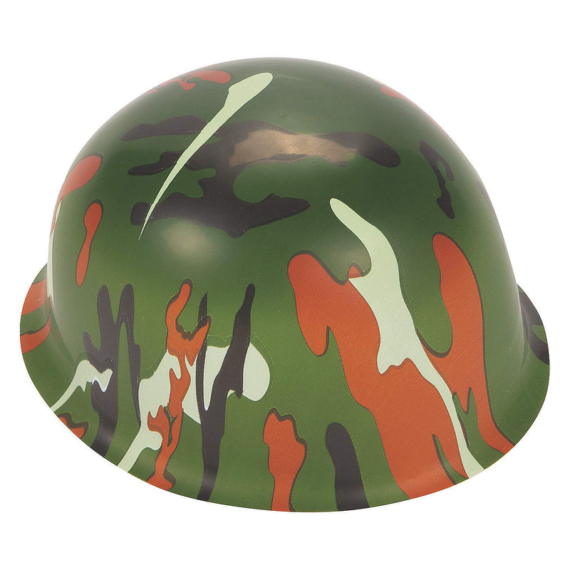 Fun Express Plastic Camouflage Helmets - Apparel Accessories - 12 Pieces